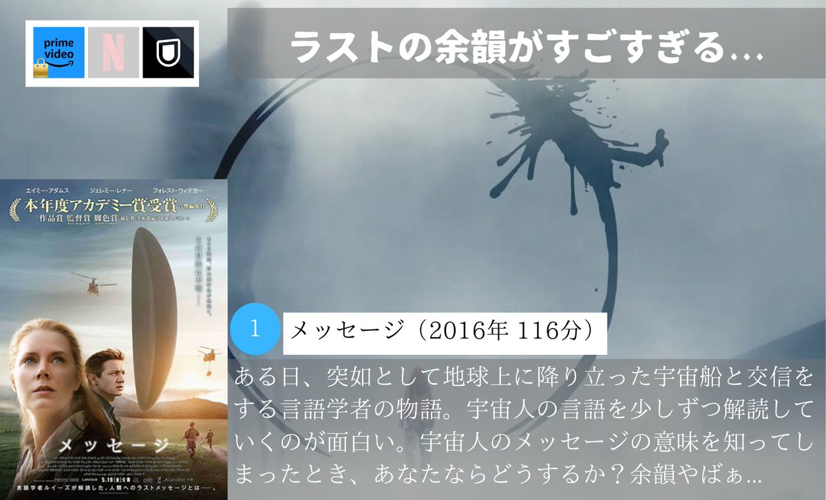 nyanko_movies's tweet photo. 【記憶を消して、もう一度観たいSF映画】4選 https://t.co/PivTjDRUoq