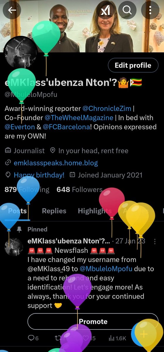 MbuleloMpofu's tweet image. Birthdays R Us bantwabam'! Thank God for another year. #GodIsGreatOnADaily🙏