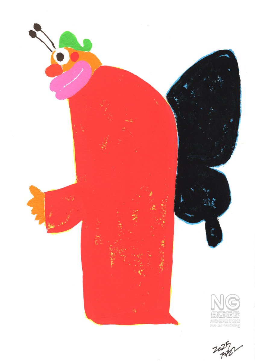 今週のはなかっぱアートコーナー🎨 「蝶兵衛」「ガリンダ」「はな