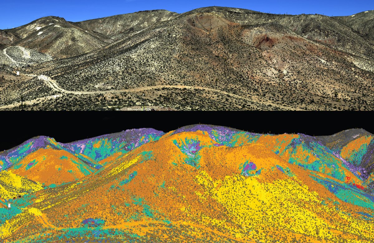 NASAJPL's tweet image. These hills are rich with minerals – and perfect for testing out tech used on other worlds!
Now, @NASA and @USGS are searching closer to home for rare minerals used in everything from rechargeable batteries to medicine. go.nasa.gov/3TwUmGQ