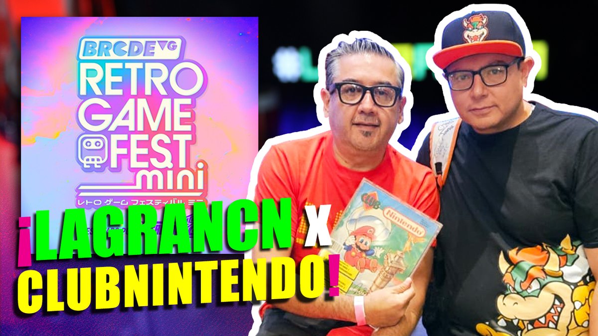 ¡Aquí va el video con el resumen del panel de #LaGranCN x #ClubNintendo, en el #RetroGameFestMini! Gracias a todos los que se acercaron con nosotros; siempre un gusto, amigos. #CNvideo 
 
▶️ youtu.be/DIG-tC437VU