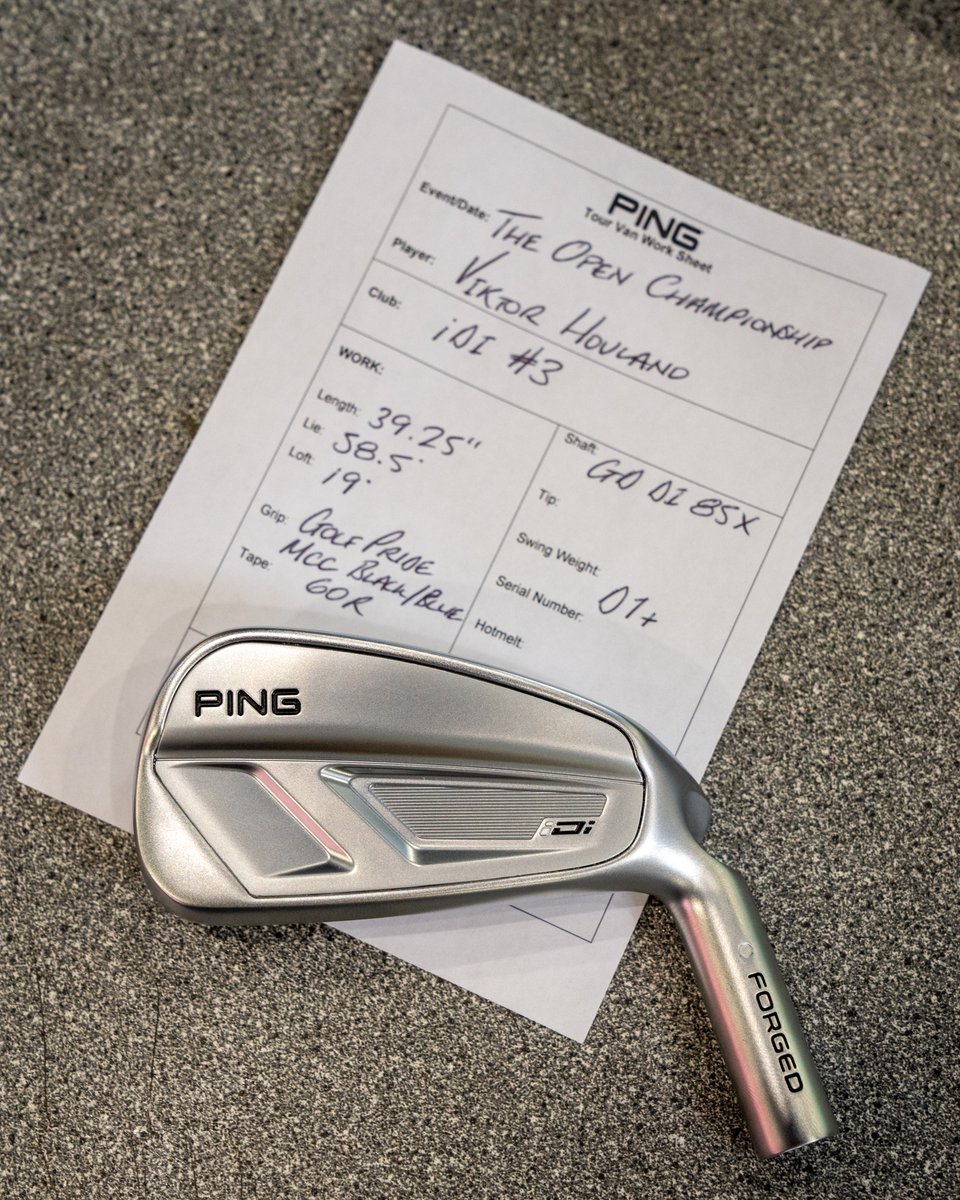 🧵 — From the truck to testing at The Open. 

#iDi | #PlayYourBest