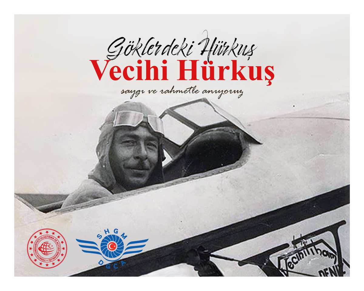 SHGM's tweet photo. #VecihiHürkuş https://t.co/hcSyeb6G09