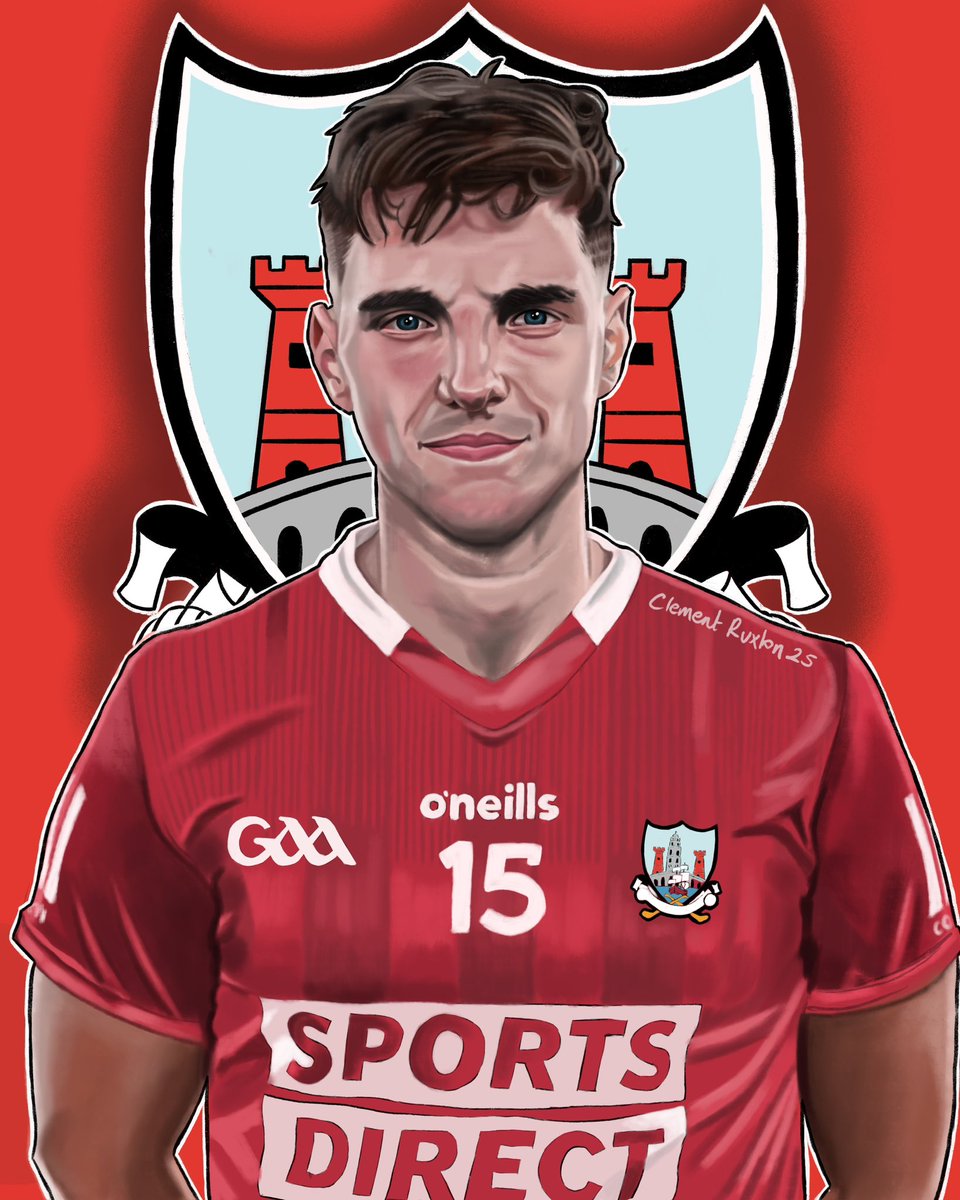 frekscr's tweet photo. A portrait I did of the Cork Hurler Brian Hayes!
Best of luck to the Cork hurling team on Sunday in the All-Ireland Hurling Final
#corkgaa @OfficialCorkGAA @BigRedBench #brianhayes #corkhurling @corkbeo #cork https://t.co/nVuzeRL9vJ