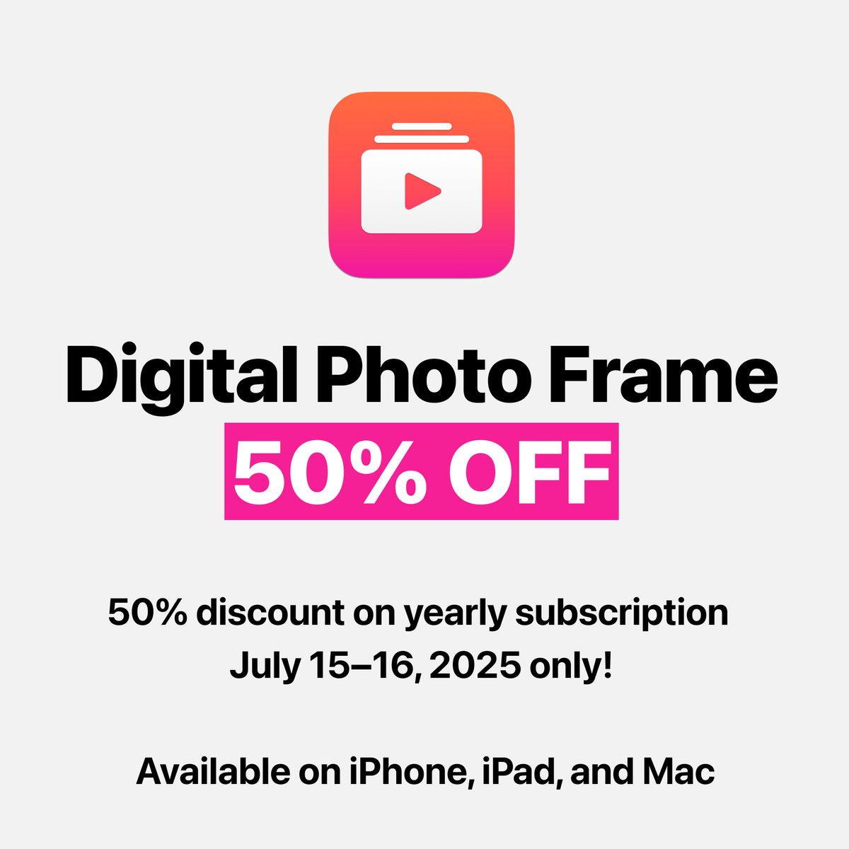 Digital Photo Frame App tweet media