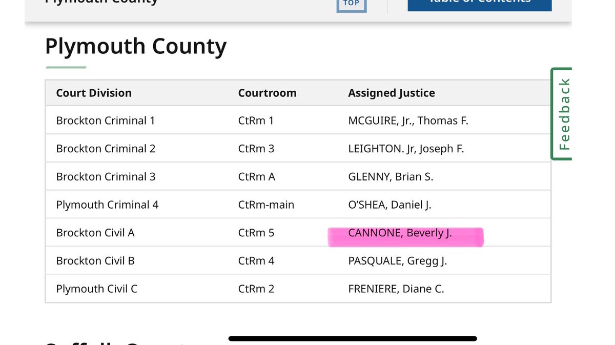 meredithoneil's tweet image. Auntie Bev just can’t stay away from Karen Read. She’s been listed as a judge in Plymouth Superior Court, where the civil suit was filed by the O’Keefes.
Today she was in Brockton Civil A, where Karen’s first hearing was held. Hos much $ to bet that she’ll be moved to Plymouth…