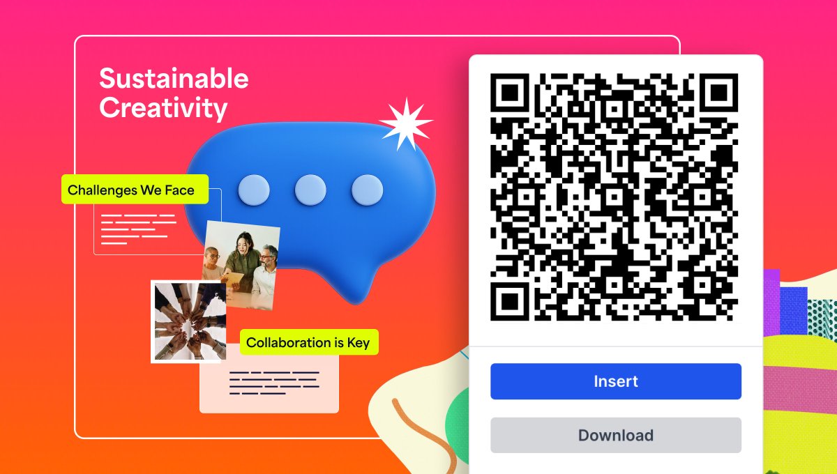 Sharing your Prezi just got easier 📡

Drop a QR code right into your presentation and make it easy for your audience to revisit or share it. Great for live events and meetings.

Customize the link or keep it as is.

Try it today.

#qrcodes #prezipresentation