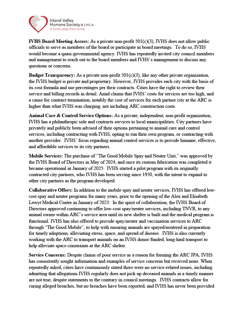 IVHS & SPCA tweet media