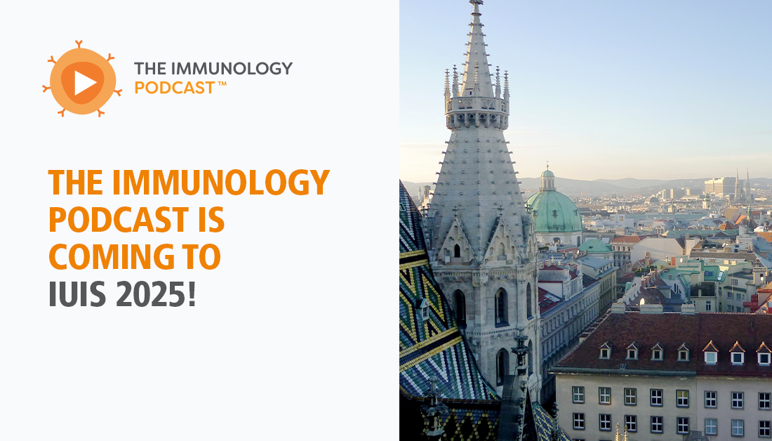 ImmunoPodcast's tweet image. We can't wait to see you at #IUIS2025 in Vienna! 🇦🇹
The Immunology Podcast team will be covering the science, chatting with delegates, and recording a live show. Stay tuned!
@IUIS_Online