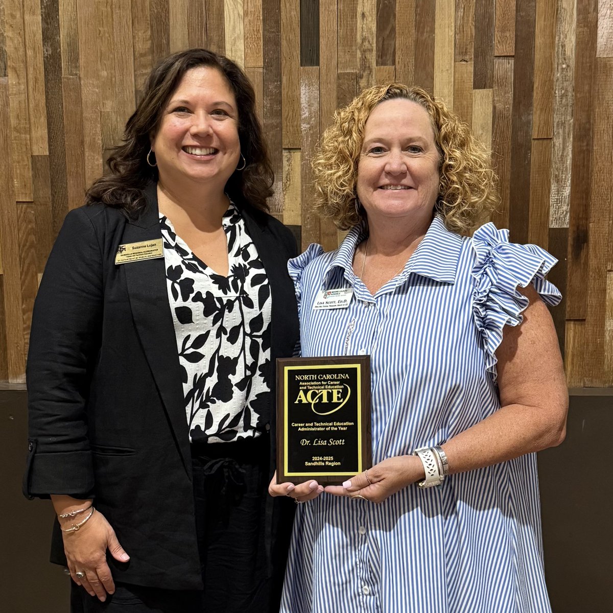 🎉 Congratulations to Dr. Lisa Scott! 🎉

We’re proud to share that Dr. Scott has been named the 2024–2025 Sandhills Region Career and Technical Education Administrator of the Year by the North Carolina Association for Career and Technical Education (NCACTE)!

Her leadership,