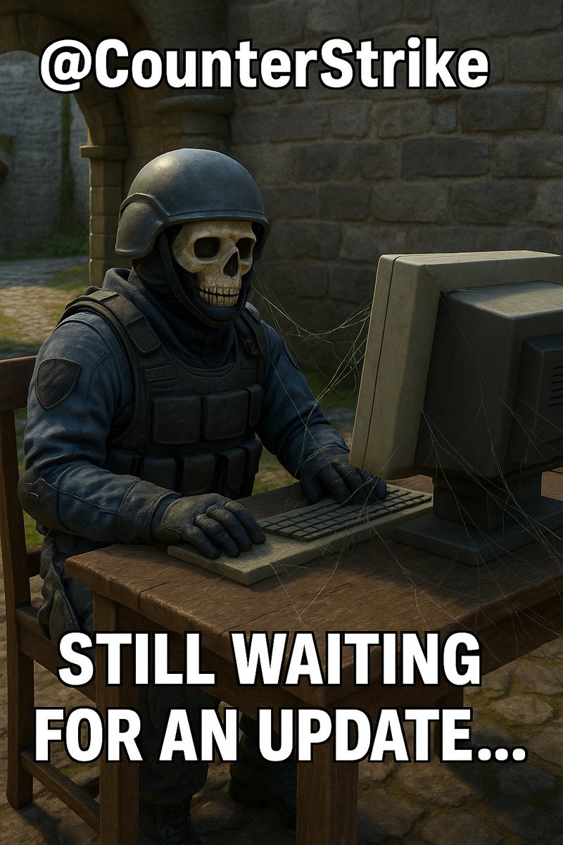 __D0CT0R__'s tweet image. Hey @CounterStrike , we good? Skeleton here’s been waiting for season 2 to end meanwhile here the 15th of July😅 #CS2 #StillWaiting #ValveTime