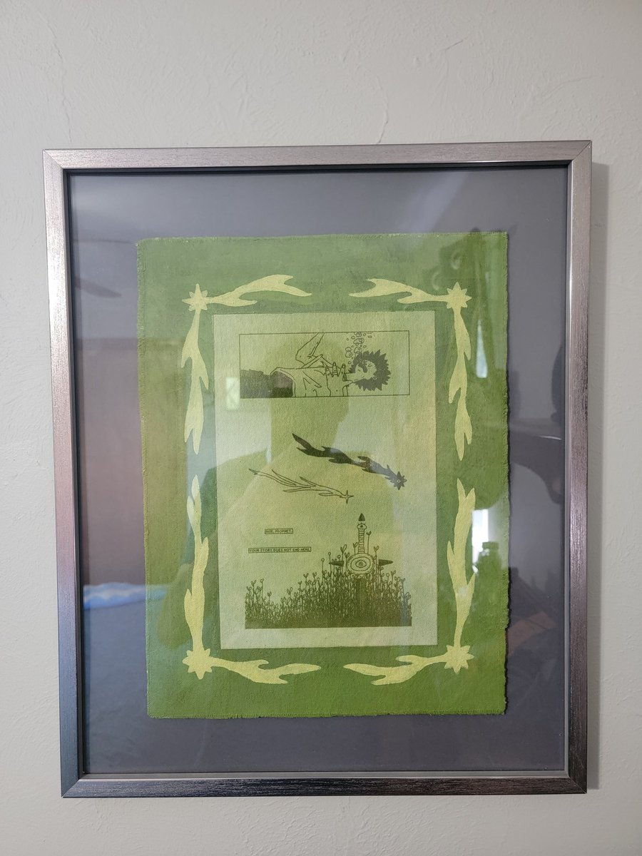 Got my <a href="/elysianecstacy/">elysia</a> piece back from the framer when dropping off more art to frame
