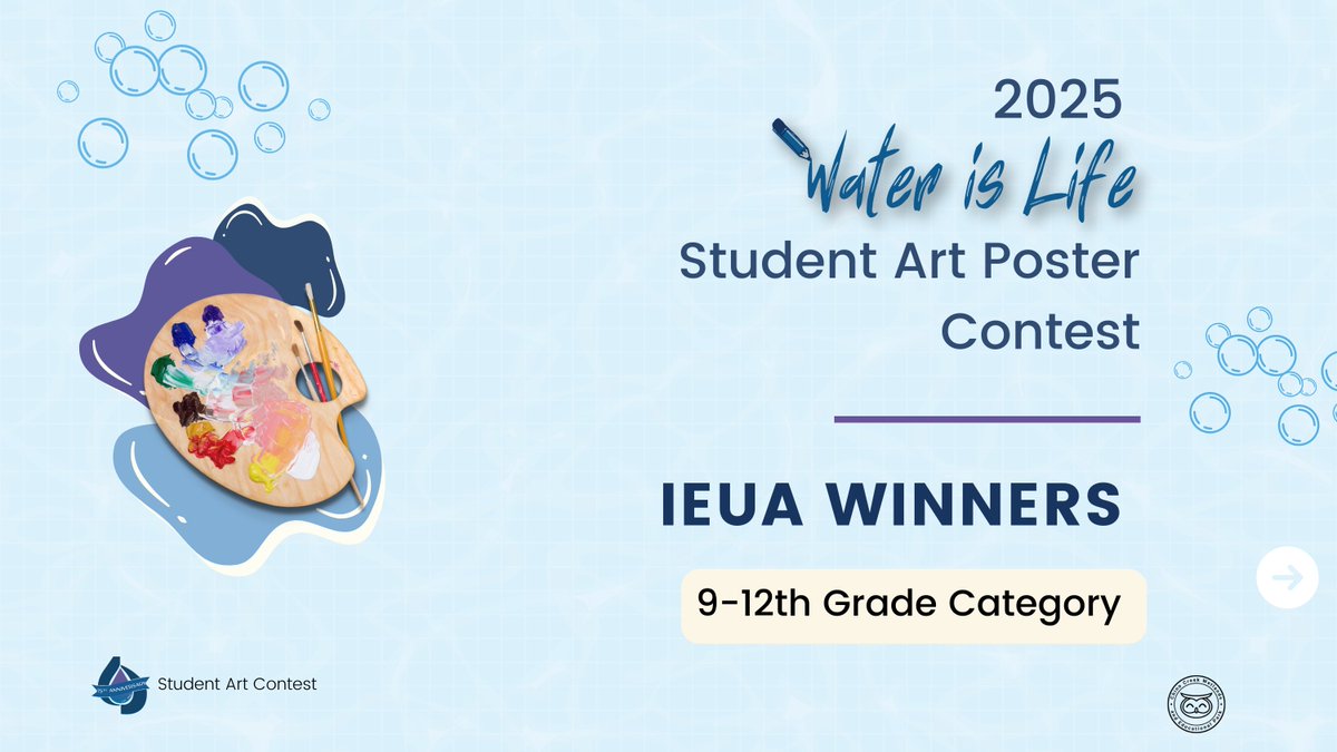 IEUAwater's tweet image. 📣The votes are in!
IEUA is proud to announce the winners and honorable mentions of our 2025 Water is Life Student Art Poster Contest for the 9-12th grade category.
These posters have been submitted to @mwdh2o for consideration in their annual 2026 Student Art Calendar.…