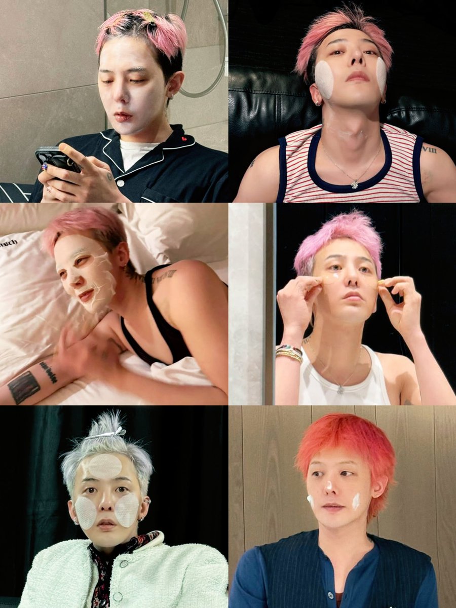 i love jiyong's skincare moments