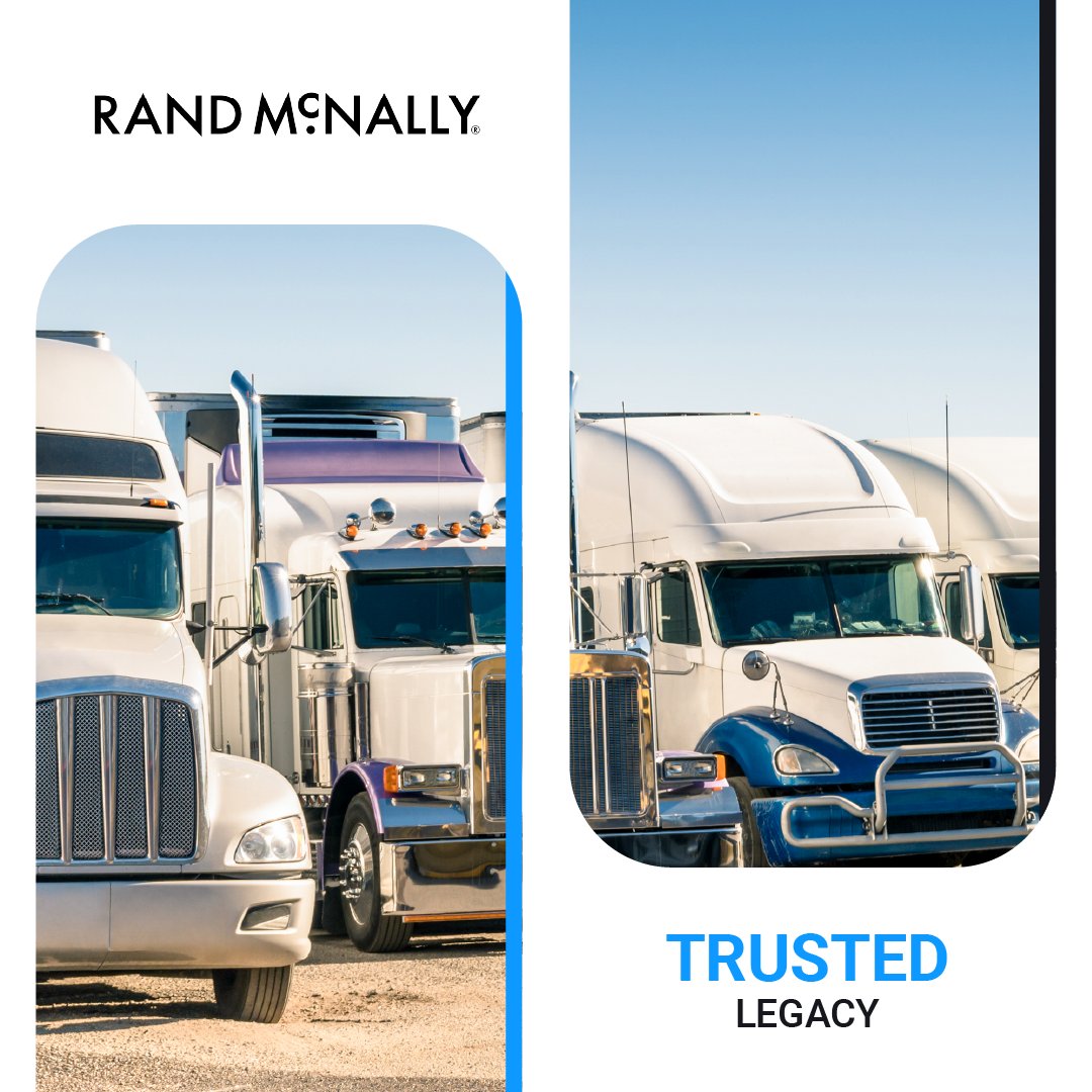 randmcnally's tweet image. 🔒 Trusted Legacy: For over 150 years, Rand McNally has delivered solutions built on trust, innovation, and a deep commitment to your success. We’re not just a tech provider—we’re a partner you can count on. #RandMcNally #FleetTechnology #TrustedForGenerations