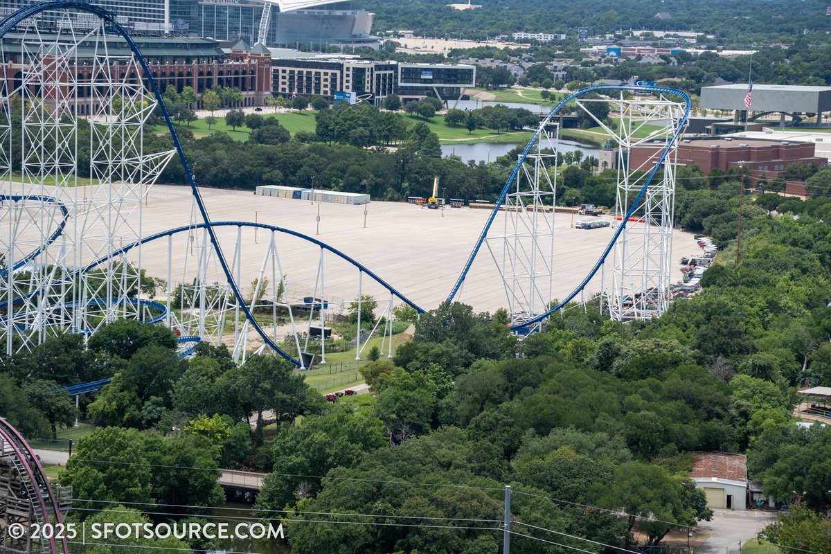 AmusementSource's tweet image. Summer updates in full swing at Six Flags Over Texas. See a full construction update at the link below!

🚧 sfotsource.com/construction-u…

#SixFlagsOverTexas #DiveCoaster #SouthernPalace #ThemePark #SFOTSource #AmusementSource