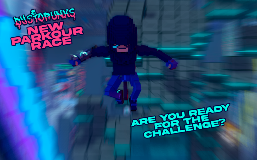DystoPunks's tweet image. Parkour practice race in The @TheSandboxGame Tomorrow 6pm EST for Fridays race.
🏅For Fridays race.
🥇1st 100 Sand
🥈2nd 50 sand
🥉3rd 30 Sand
and 1 VX for retweet.