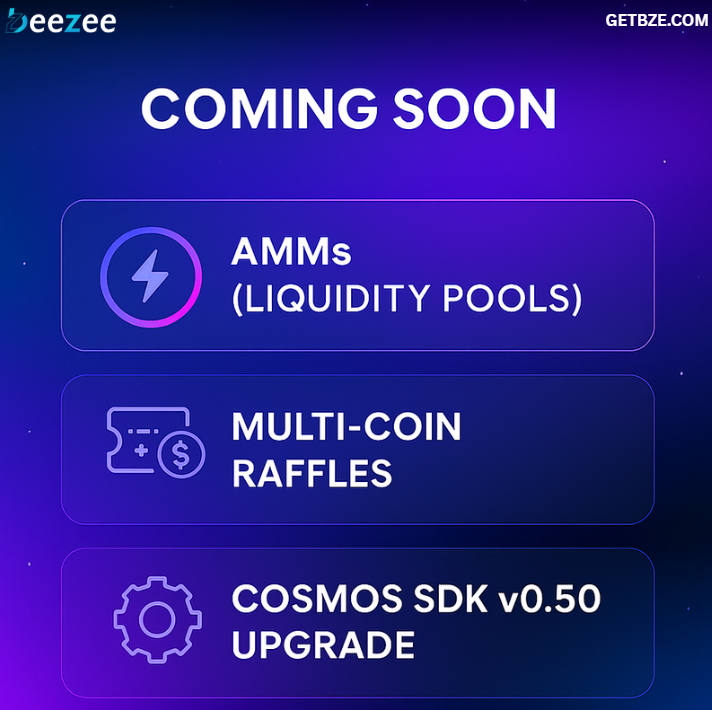 🚧 #BZE v8 is now live on the #testnet! 
We're actively testing and fine-tuning the upgrade to ensure a seamless #mainnet launch targeted for later this month. 
🗓️Stay tuned for updates.