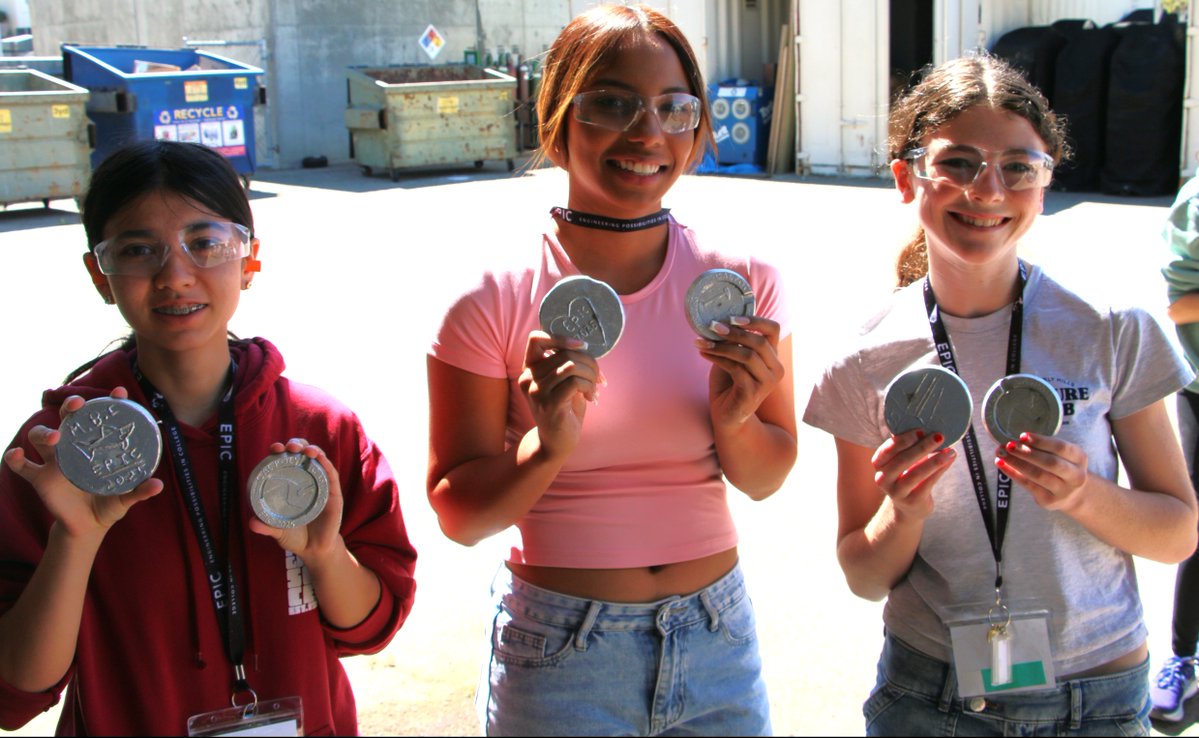 PolyEngineering's tweet image. Future engineers in action! 🔧
High school students in Cal Poly's EPIC program explored real-world challenges — from 3D printing to bridge-building — guided by faculty and student mentors.
#STEM #LearnByDoing