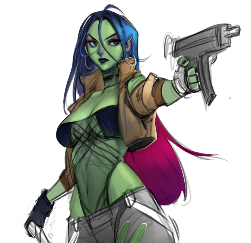SoulDerik's tweet image. Now she looks bad ass.

WIP - Gamora
