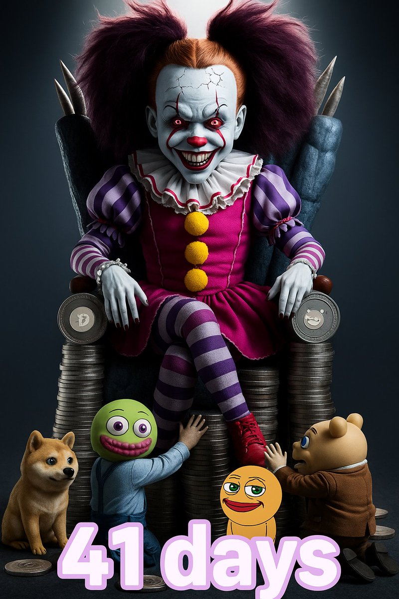 TheClownRide's tweet image. 99% of people think a meme coin lives or dies on hype.
The 1% know it lives on lore, locked liquidity, and a roadmap nobody’s brave enough to read twice.
Watch the ones who whisper about La Boops.
They already know what happens on day 45. #CLOWNRIDE #MemeCoinLore #CryptoMyth