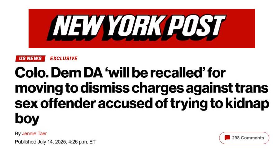 having a bad day? 😥 it could be worse. you could be  Soros-funded leftie Arapahoe County DA Amy Padden who is getting roasted nationally. props to Aurora City Councilwoman Danielle Jurinsky for putting her on notice!  👍