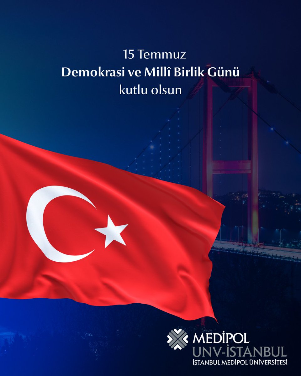 🇹🇷 15 Temmuz’un 9. yılında, millî bağımsızlığımız ve demokrasimiz uğruna canlarını feda eden tüm şehitlerimizi rahmetle anıyor, gazilerimize şükranlarımızı sunuyoruz.

15 Temmuz Demokrasi ve Millî Birlik Günü kutlu olsun. 🇹🇷