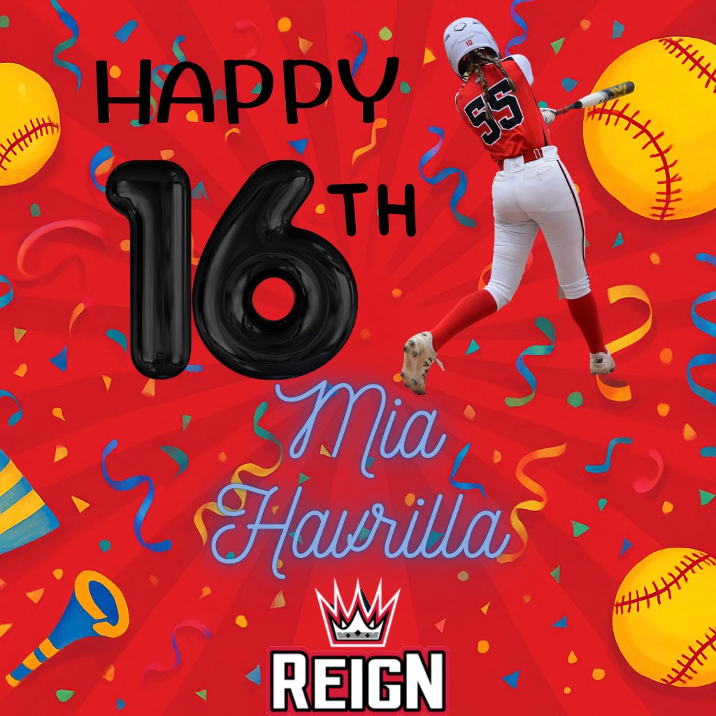 Screaming Happy 16th Birthday to #55 <a href="/MiaHavrilla10/">Mia Havrilla</a>!  

Hope it’s the best day ever!  

<a href="/GenuWinReign/">GenuWin Reign</a>