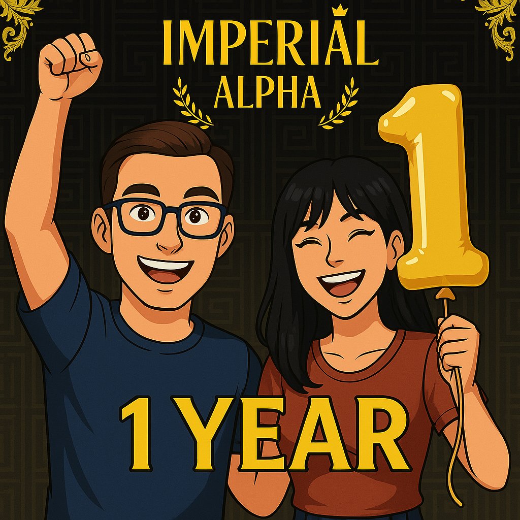 Can’t believe it’s already been 1 year since I joined <a href="/Imperial_Alpha_/">Imperial_Alpha</a> 🎉

Thanks <a href="/Aleshiaaa19/">_Ale_shia_Eth 👑</a>, I’ve learned so much from you!

Grateful for the journey so far. Let’s keep building! 🚀