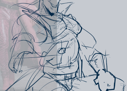 DeadDawggs's tweet image. Feeling a little uneasy today, but at least I got some sketches and practice in...! Might try to focus on this one when I can