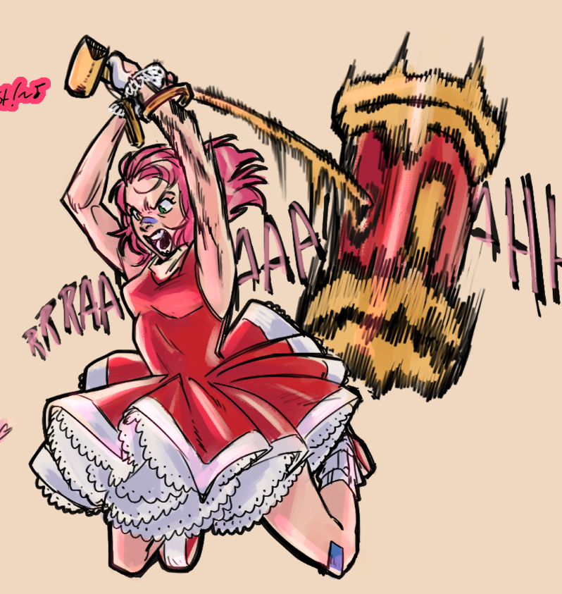 KryptiqKreachur's tweet image. Amy sketches ππβ€οΈ
#SonicTheHedegehog