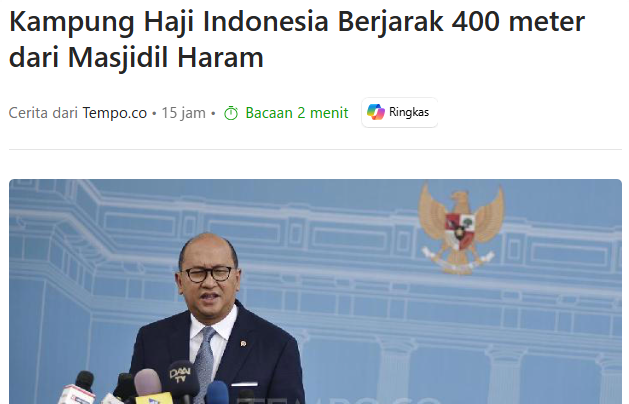 Mudah-mudahan segera terlaksana