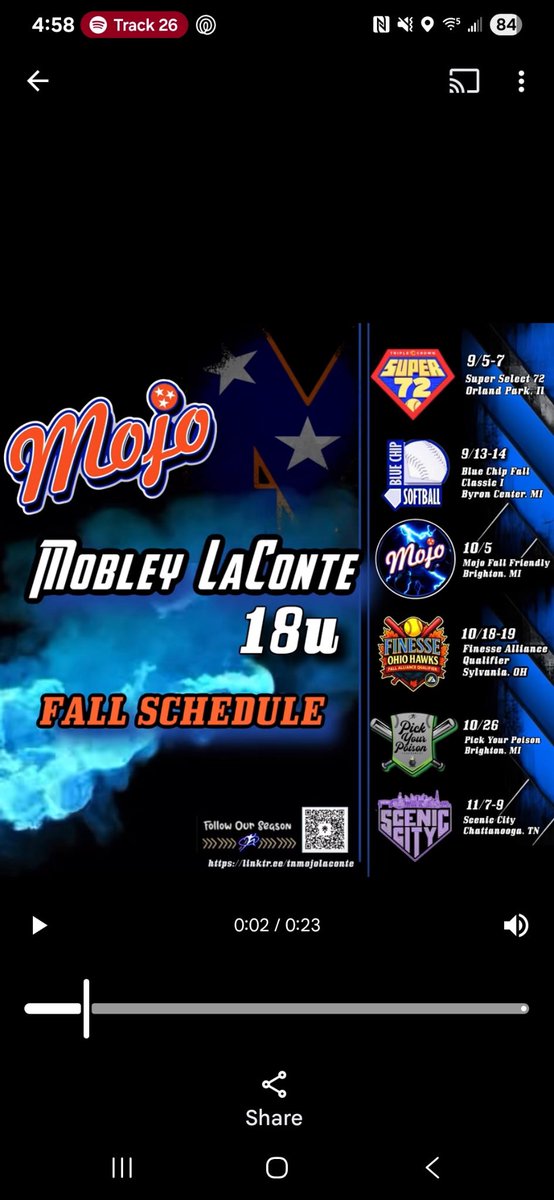 Next years fall schedule is packed with awesome tournaments!