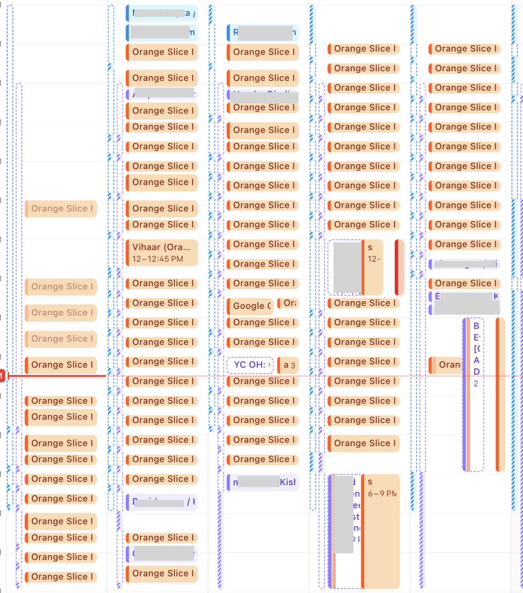 kishansripada's tweet image. I generally wouldn't post about stuff like this but YC reach is genuinely insane. we had to switch to our personal calendars because we hit calendar rate limits on our google business accounts