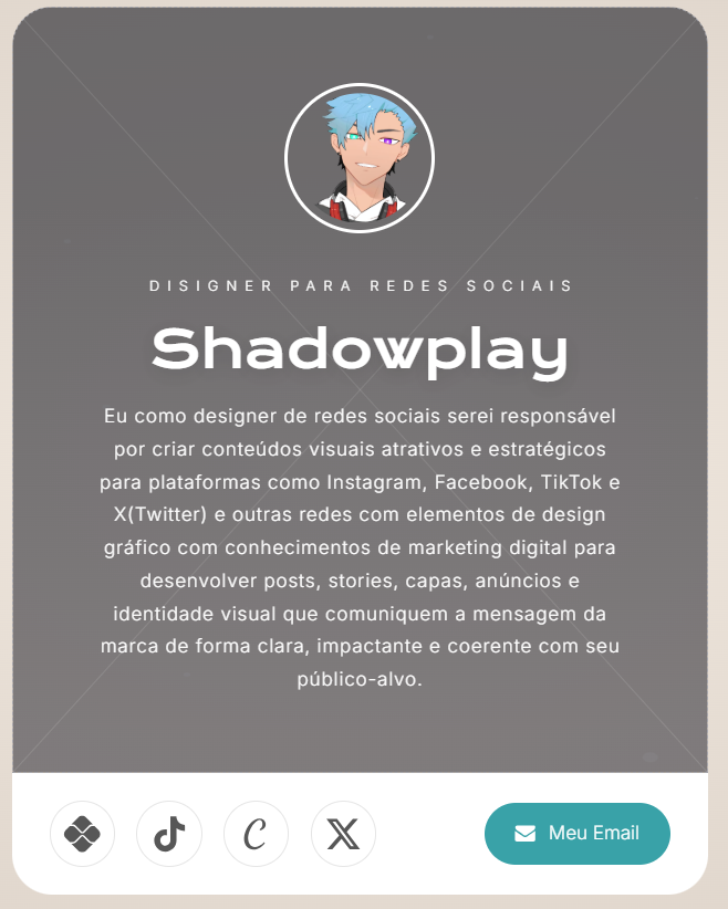 Meu Discord : huskyosprey007_41906
Meu Email:shadowplay955@gmail.com