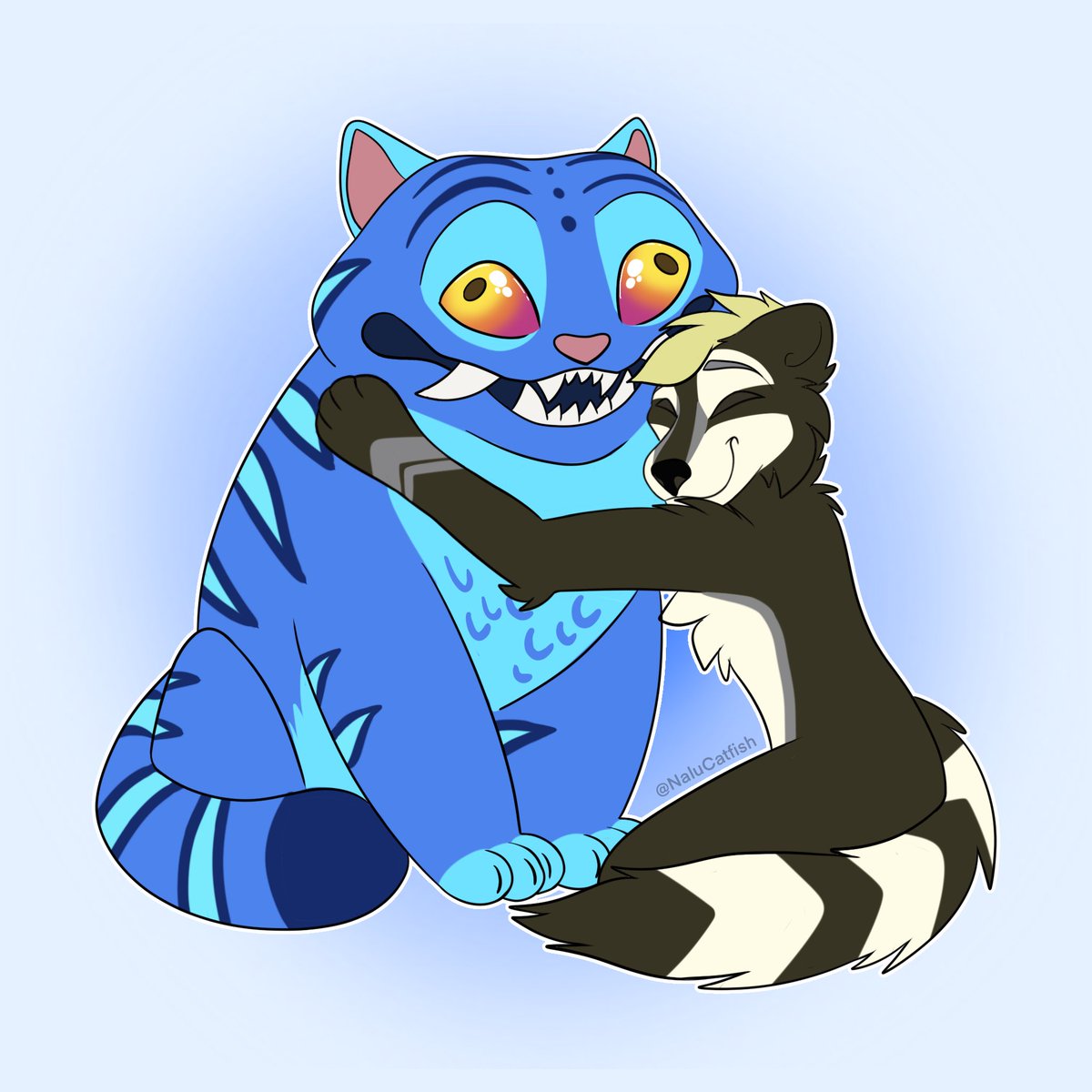 He looks so gorgeous! 

tysm again for the art 
🖼️ <a href="/NaluCatfish/">Nalu Catfeesh</a>