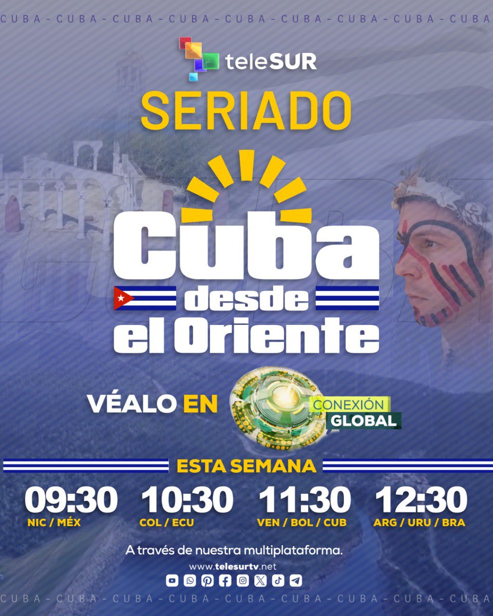 Yordanis Rodríguez (@yordanistelesur) on Twitter photo #CubaDesdeElOriente es un viaje audiovisual que revela el alma de un pueblo que no se rinde.Desde las montañas hasta las costas del oriente cubano, este seriado documenta el quehacer diario de hombres y mujeres no se dan por vencidos. <a href="/teleSURtv/">teleSUR TV</a> <a href="/DiazCanelB/">Miguel Díaz-Canel Bermúdez</a> <a href="/InesMChapman/">Inés María Chapman Waugh</a> #CubaDesdeElOriente es un viaje audiovisual que revela el alma de un pueblo que no se rinde.Desde las montañas hasta las costas del oriente cubano, este seriado documenta el quehacer diario de hombres y mujeres no se dan por vencidos. <a href="/teleSURtv/">teleSUR TV</a> <a href="/DiazCanelB/">Miguel Díaz-Canel Bermúdez</a> <a href="/InesMChapman/">Inés María Chapman Waugh</a>