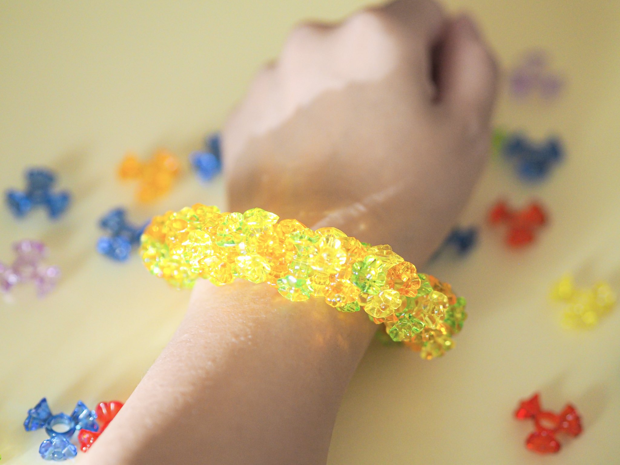 はくとん・水引アクセサリー❁⃘*.゜ hair accessory-kakukaku ohana｜髪飾り｜TOKYO MIZUHIKI by Emi