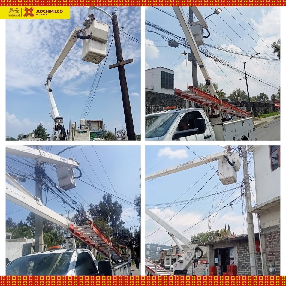 Xochimilco en acción ✅ 🚧

La Alcaldía a través de la Dirección General de Servicios Urbanos realiza la reconexión y mantenimiento a líneas del alumbrado público en el Pueblo de San Andrés Ahuayucan, dando cumplimiento a los acuerdos con la comunidad.

#TierraDeGuardianes 🌿