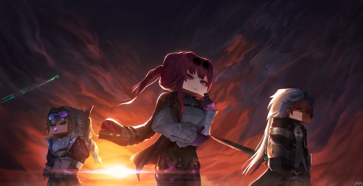 Stellaron Hunters

#illustration #art #minecraftart #minecraft #HonkaiStarRail #Kafka #silver_wolf #Blade
