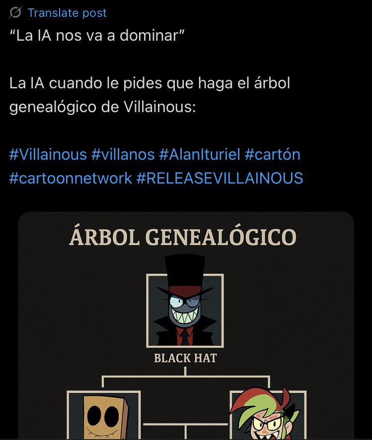 airborne_zombie's tweet photo. Why are we STILL supporting this? We are a community of artists that demand protection of our work and the Crew’s work by NOT USING AI no matter what context it’s under
It’s even encouraging other fans to STEAL popular fanarts #NoAI #Villainous #Fanartists https://t.co/NehkBx1Gj8