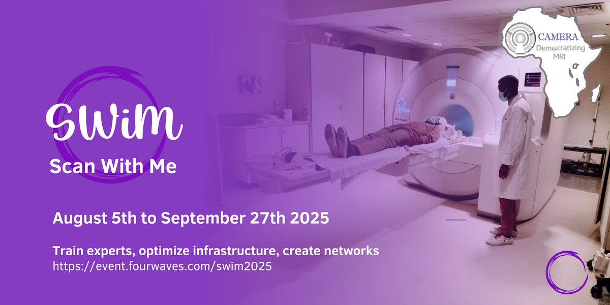 🚨 Applications OPEN for SWiM 2025!
A hybrid MRI training program focused on brain imaging 🧠 for technologists in LMICs 🌍
Hands-on, case-based learning | Aug 5–Oct 4
🗓️ Applications OPEN NOW- by July 24th
🔗 More information: event.fourwaves.com/swim/pages
#SWiM2025 #MRItraining