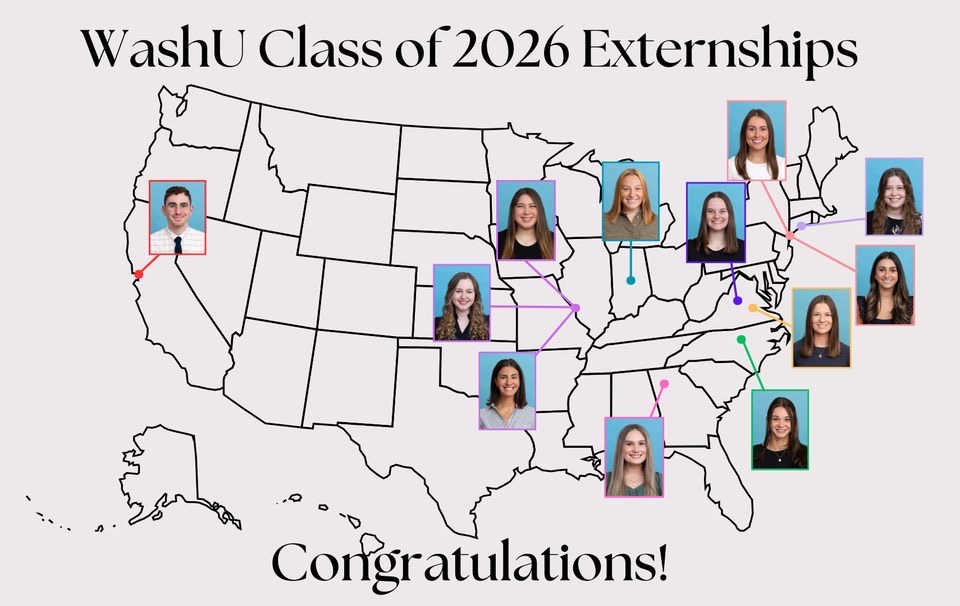 WashUPACS's tweet image. We are pleased to announce that our 4th-year AuD students have begun their externship placements nationwide. They will gain valuable experience in a range of audiological practices, further developing their skills and expertise. Congratulations to our students! #WashU #audiology
