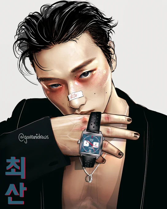 San for Arena Homme #CHOISAN #ATEEZfanart