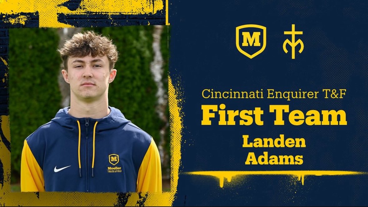 Landen_24Adams's tweet image. Proud to be named First Team All City for track!
@CoachFrankRusso @Coach_B10 @MoellerTrack @BigMoeFootball @ucnate84 @Coach__Finn