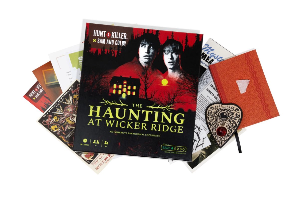 XPLRMERCHDESIGN's tweet photo. SAM AND COLBY: THE HAUNTING AT WICKER RIDGE, THE BOARD GAME ‼️

Will be available on Target &amp; Walmart soon! https://t.co/amOz27FzhL
