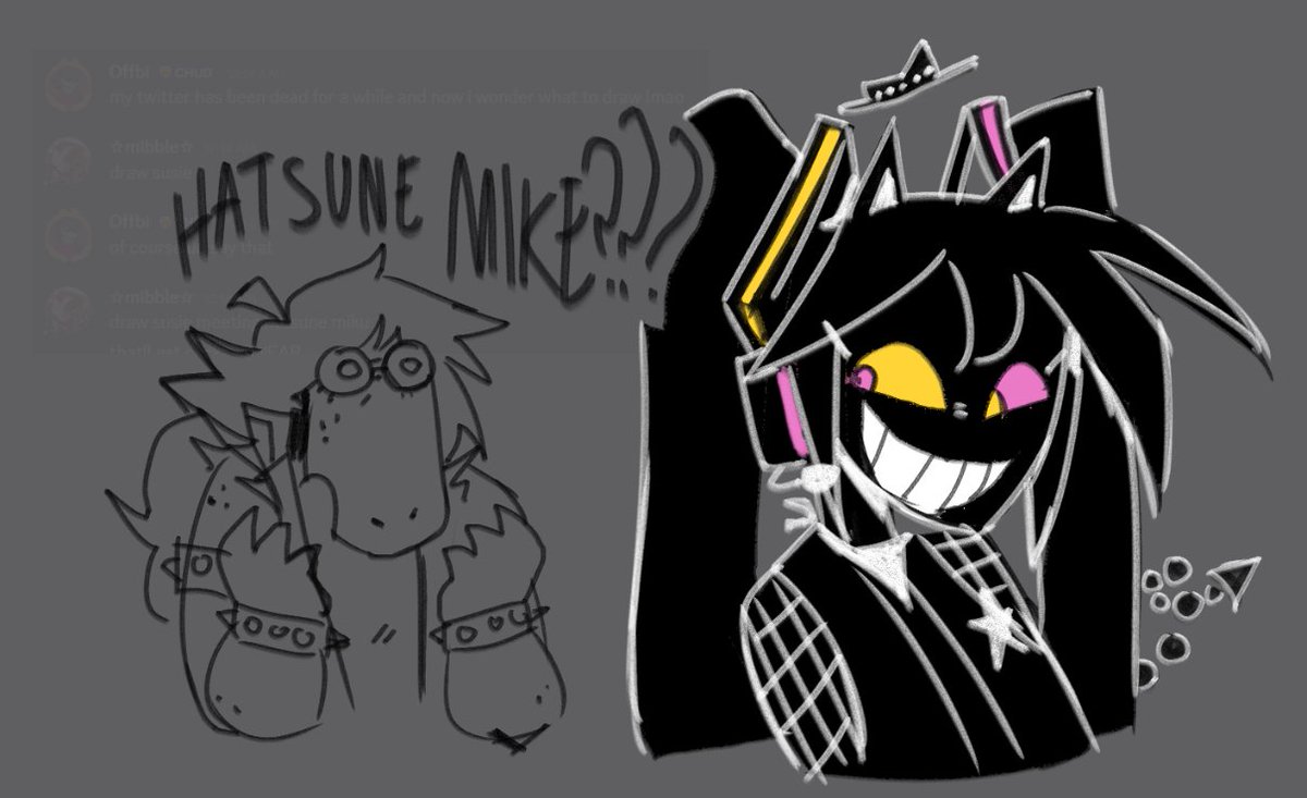 Officiallythat2's tweet image. Friend inside Miku