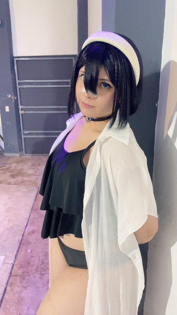 menhera_a_chan_'s tweet photo. Fotitos que no había subido con mi cosplay de Riko Amanai U//W//U！！！🖤🖤🖤

Les gustan╰(*´︶`*)╯♡？？？🖤🖤🖤 https://t.co/cQh7DGTLEf