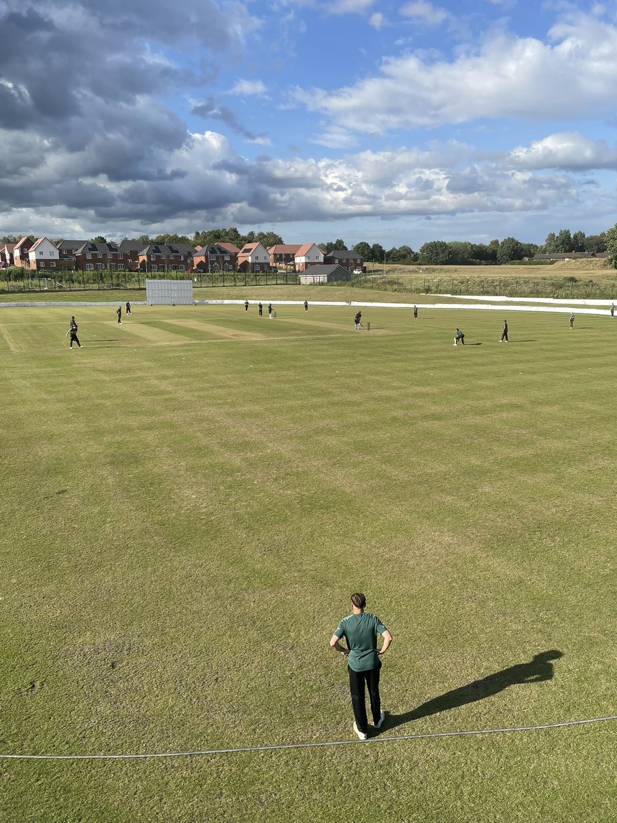 rlwjones's tweet image. I played my first ever T20. No fancy matching kits or coloured pads here, pure village from me.