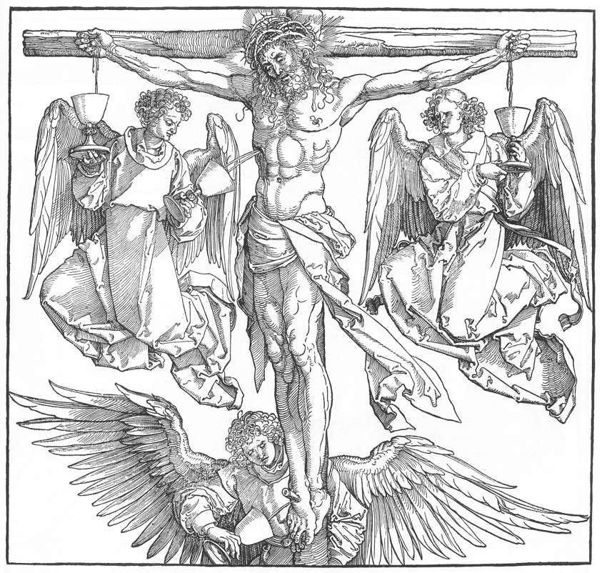 RuralLutheran's tweet image. "What do you Lutherans believe about the Holy Communion?"
Let Albrecht Dürer tell you through His masterful woodcut.